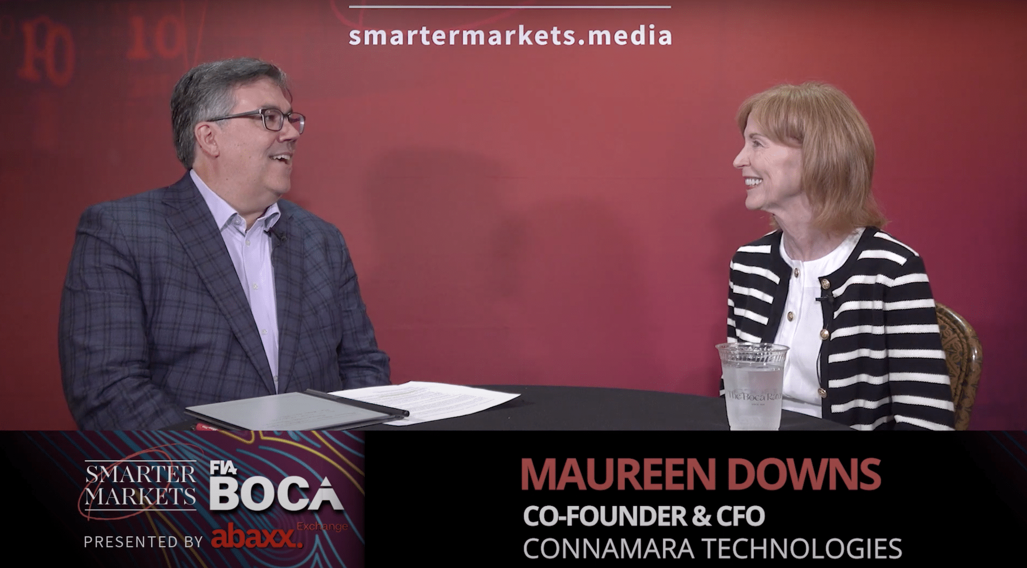 Connamara Technologies Co-Founder & CFO, Maureen Downs, Interview with Smarter Markets at FIA Boca